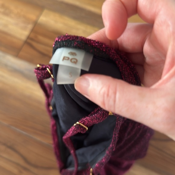 Purple Sparkly PQ One Piece size S - Picture 4 of 4